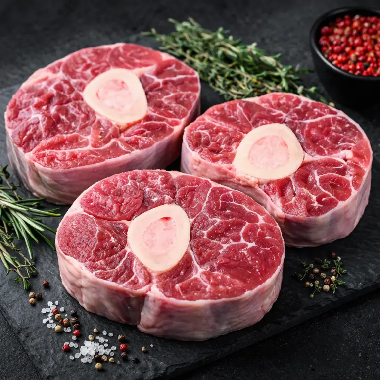 אוסובוקו עגל פרוס פאר הבשר